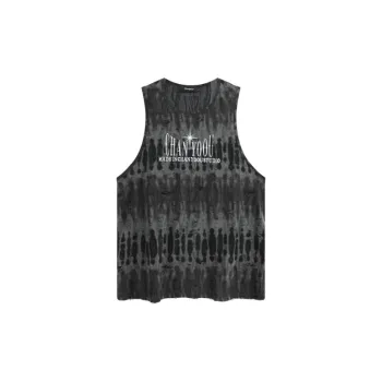 Contrasting Tie Dye Vest