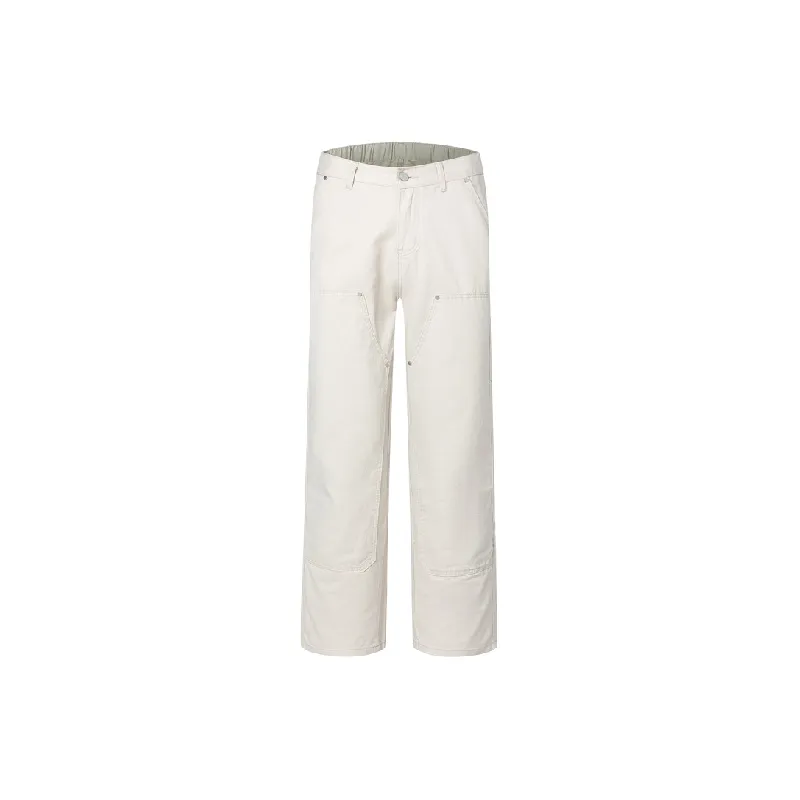 Fashion Loose Cotton Cargo Pants-3