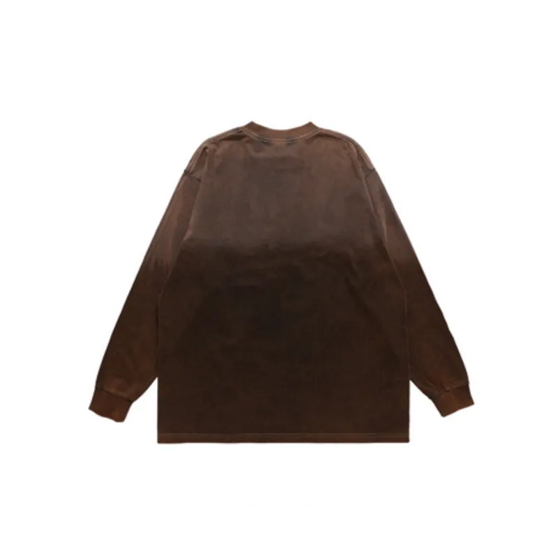 Retro Loose Long Sleeve T Shirt-1