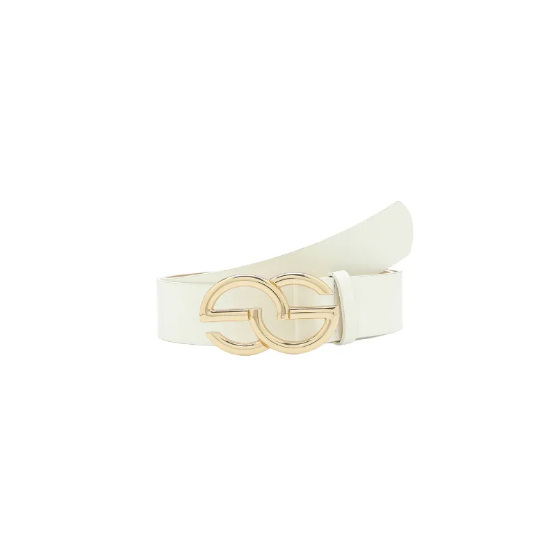 Fashionable Letter Leather Belt-4