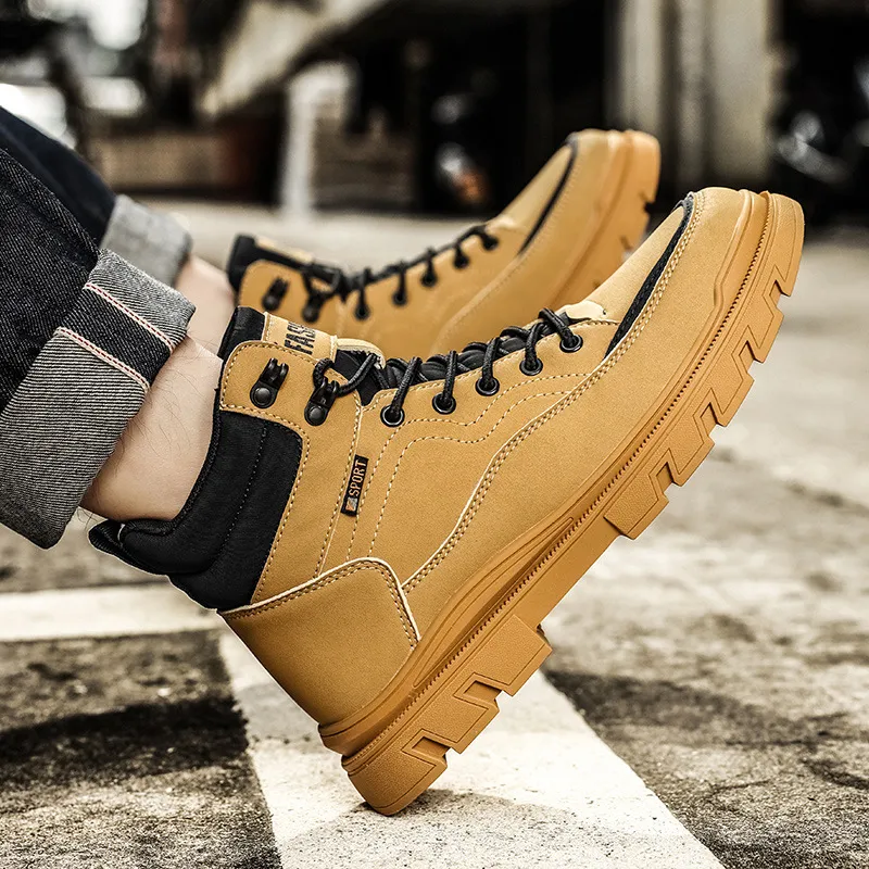 Retro Sporty Waterproof Martin Boot-6