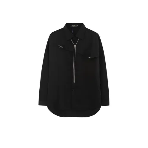 Designer Splicing Long Sleeved Shirt
