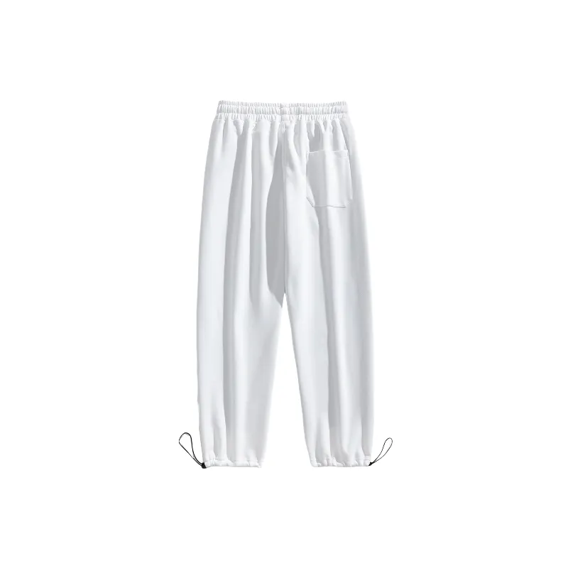 Fashionable Loose Cotton Blended Fabric Casual Pants-1