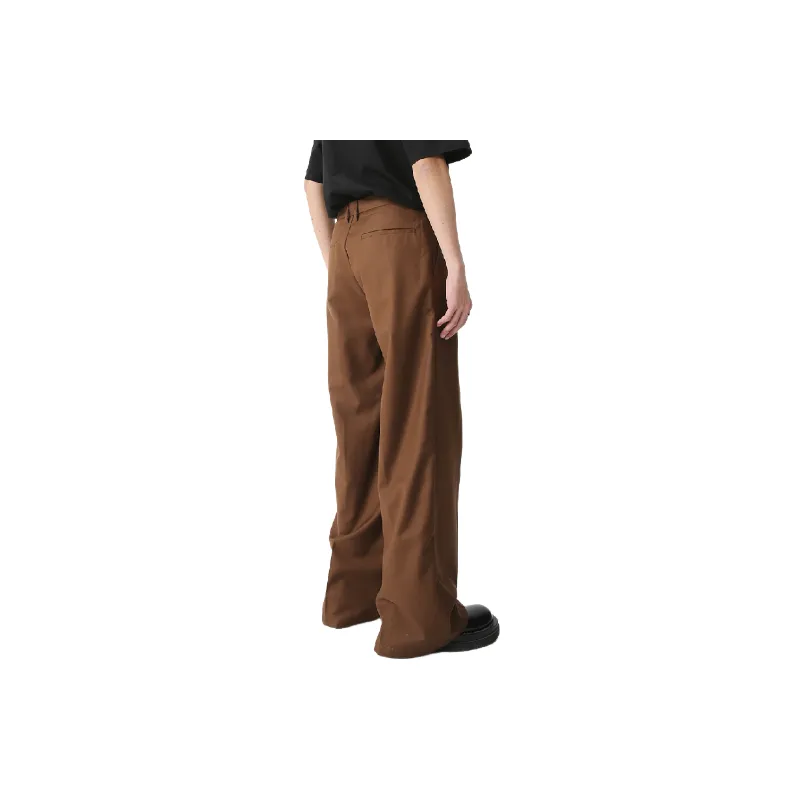 Casual Loose Polyester Suit Trousers-2