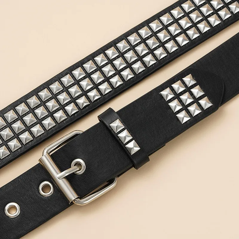 Fashionable Punk Leather Belt-2