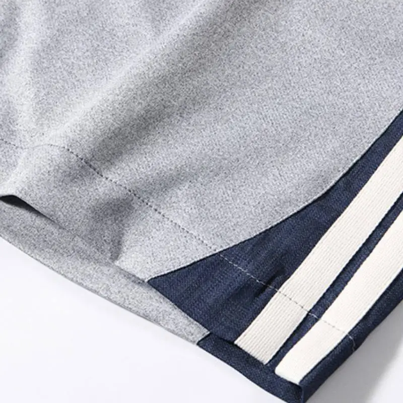 Casual Loose Blended Synthetic Fabrics Sports Shorts-6