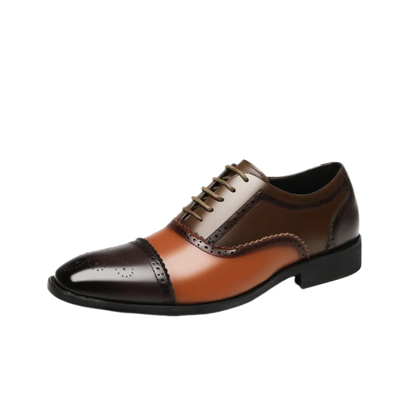 Business Contrast Color Dress Shoes-0