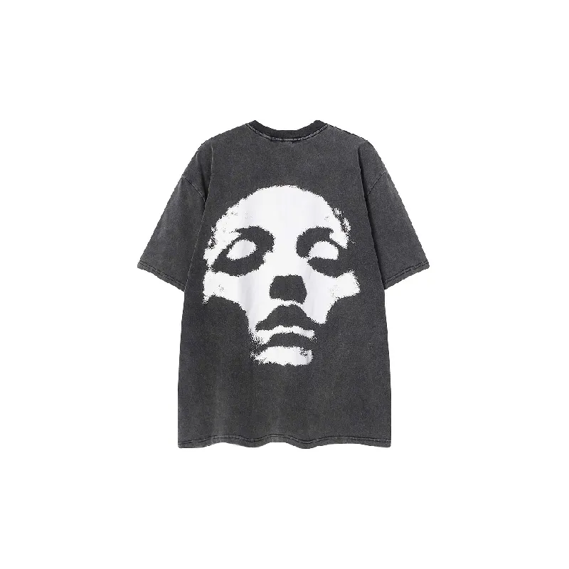 Casual Loose 100% Cotton T Shirt-1