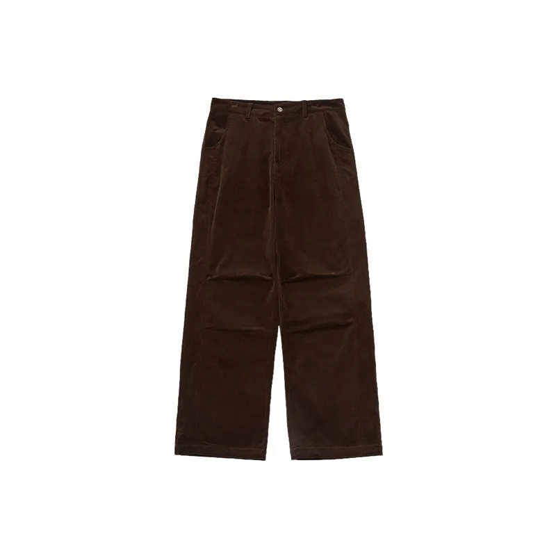 Basics Loose 100% Cotton Casual Pants-12