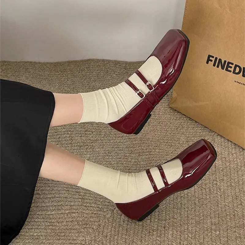 Elegant Simple Mary Jane Shoes-2