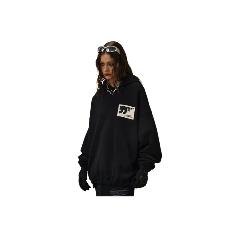 Hip Hop Terry Hoodie-4