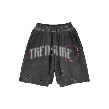 Retro Loose Cotton Blended Fabric Casual Shorts