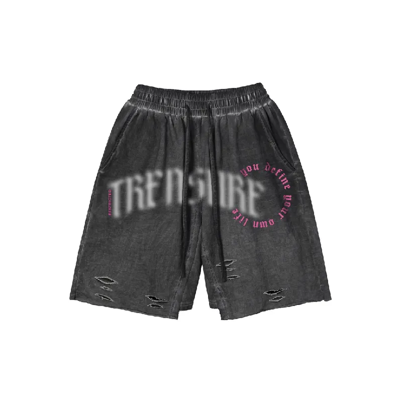Retro Loose Cotton Blended Fabric Casual Shorts-4