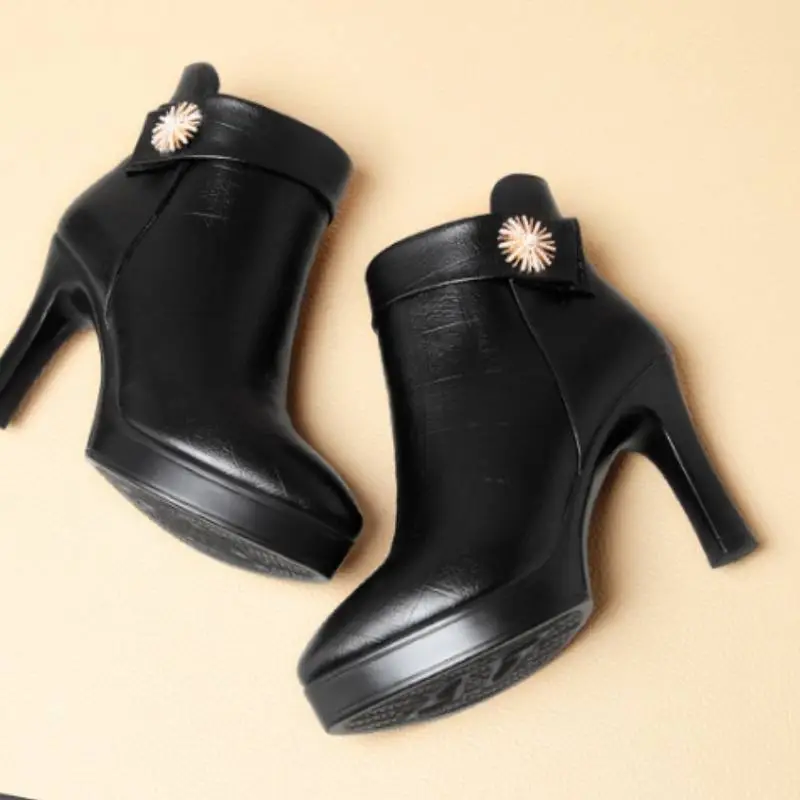 Simple Basics Ankle Boots-5