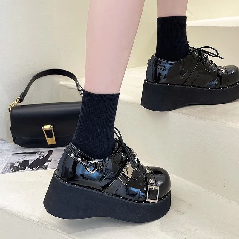 Retro Punk Platform Shoes-2