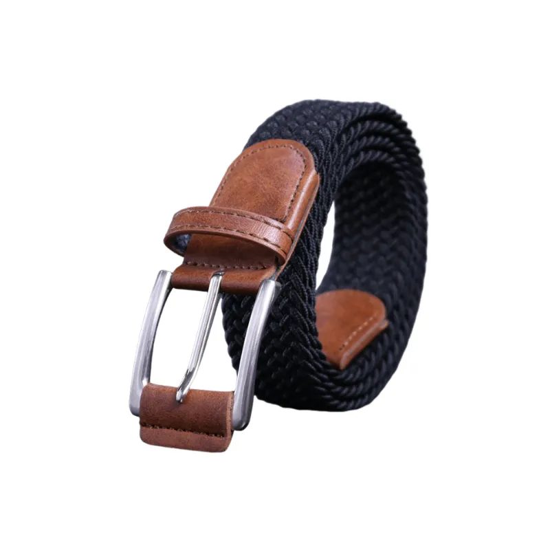 Fashionable Braid Leather Belt Man-0