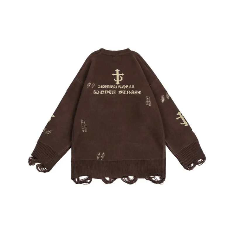 Ripped Design Knitwear-5