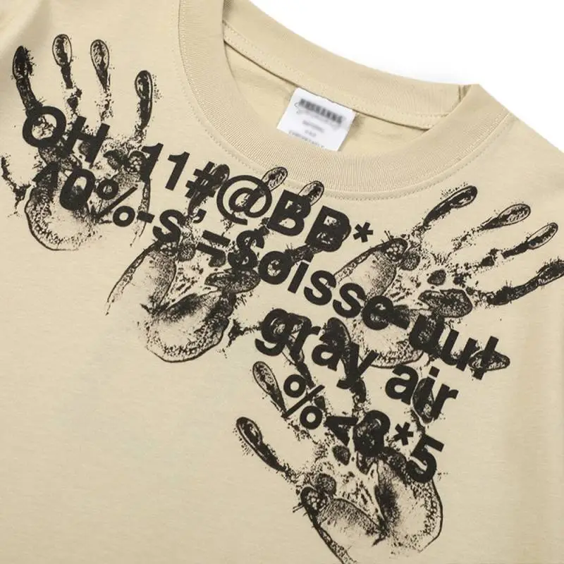 Fashion Print 100% Cotton T Shirt-4