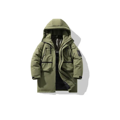 Loose Casual Hooded Multi-bag Thickened Outdoor Down Jacket