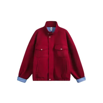 Street Loose Woolen Fabric Jacket