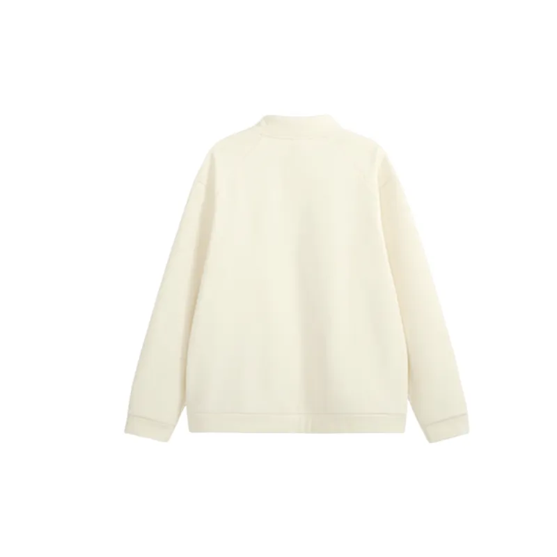 Basics Simple 100% Polyester Velvet Jacket-11