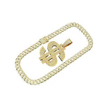 Trendy Pendant Cuban Necklace