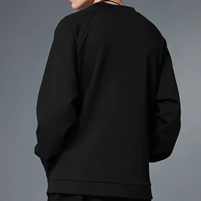 Plain Simple Polyester Sweatshirt-11