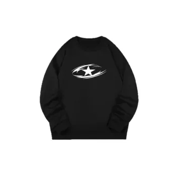 Fashionable Letter Milk Fiber Sweatshirt