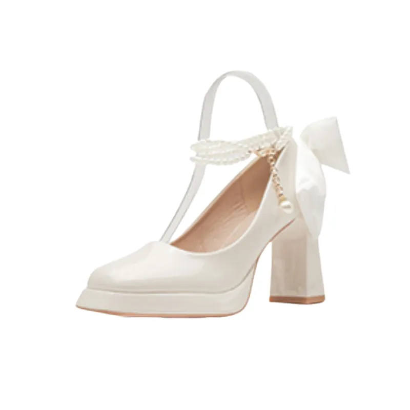 Simple Sequins High Heels-0