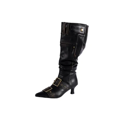 Punk Retro Mid-Calf Boots
