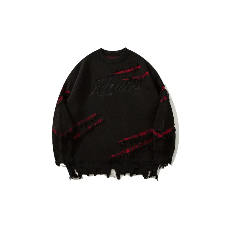 Retro Letter Sweater-6