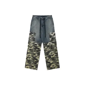 Retro Washed Distress Jeans