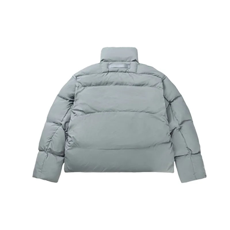 Retro Loose Blended Synthetic Fabrics Quilted Jacket-3