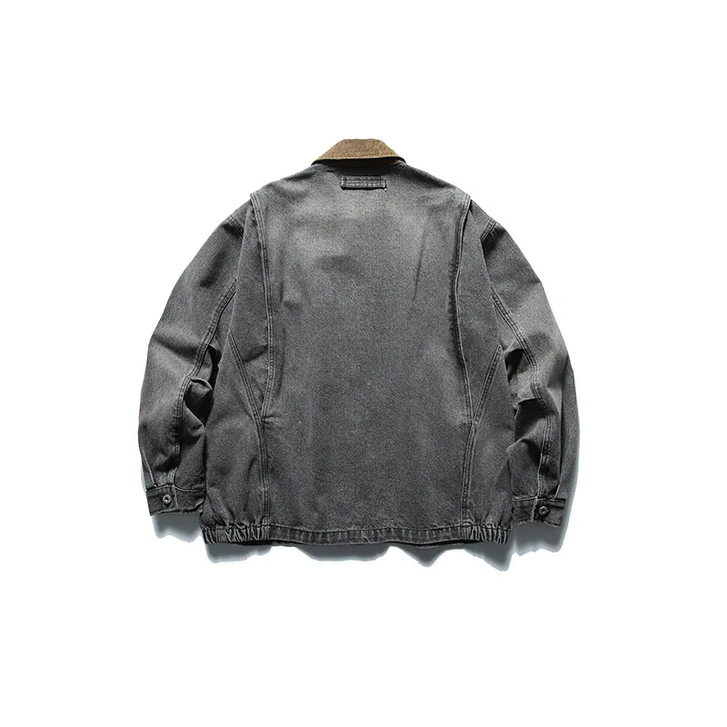 Fashion Loose Denim Jacket-5