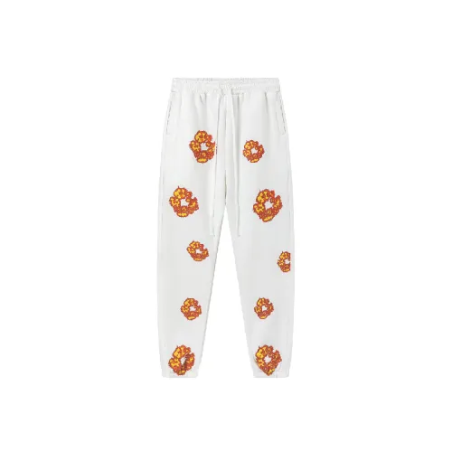 Casual Fire Cotton Blended Fabric Sports Pants
