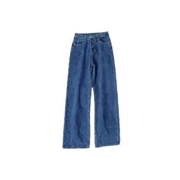Plain Loose Cotton Casual Pants Women