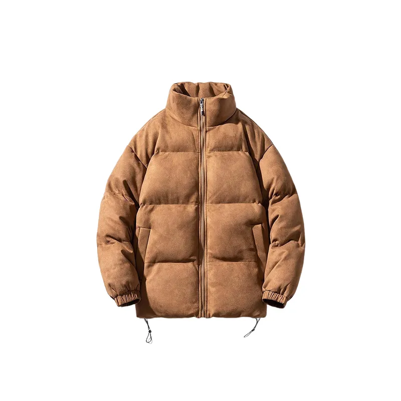 Fashionable Loose Polyester Quilted Jacket-0
