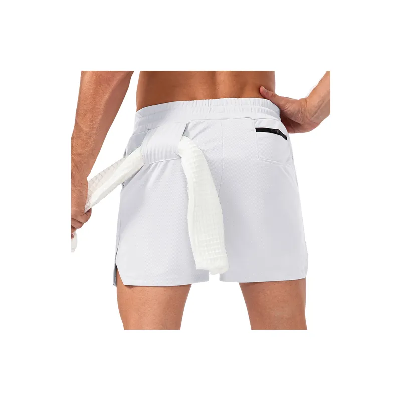 Simple Breathable Polyester Sports Shorts-1