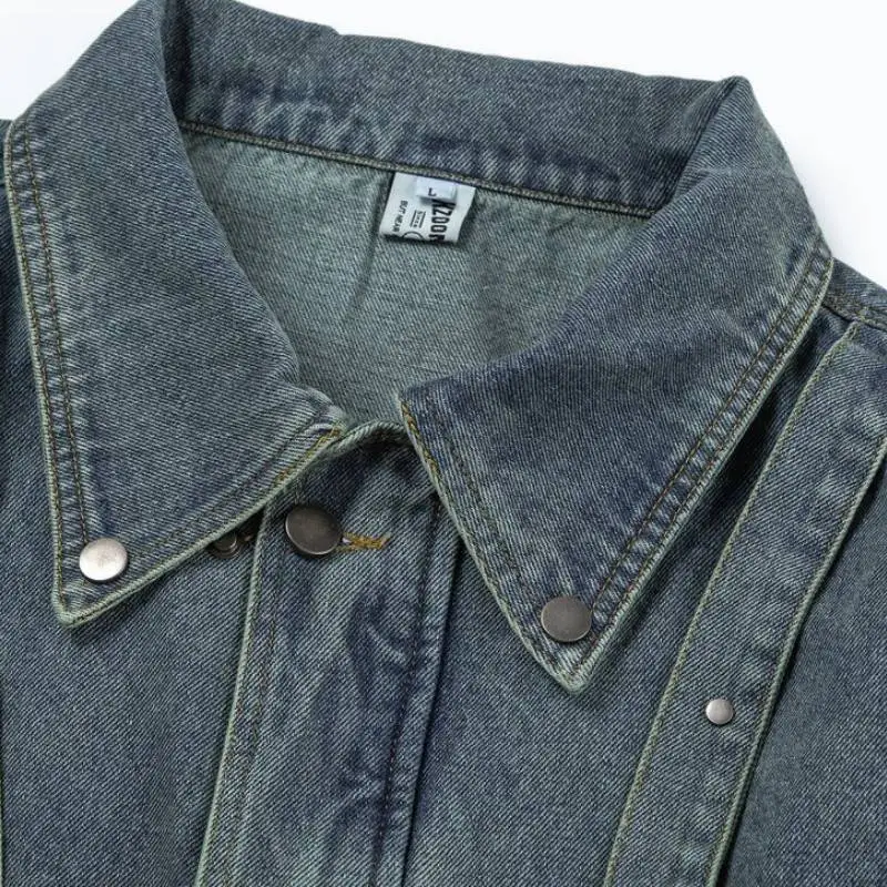 Basics Fashionable Denim Jacket-4