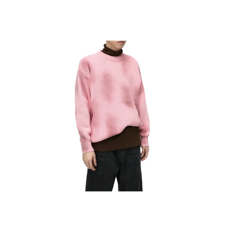 Earth Style Niche Design Crewneck Turtleneck Casual Sweater-1