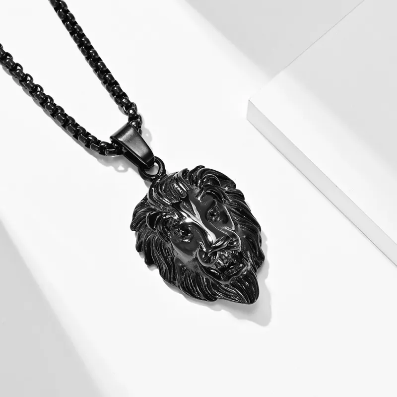 Punk Geometric Necklace Man-1