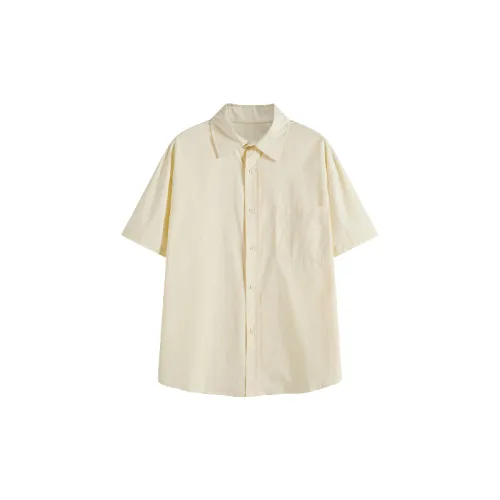 Casual Plain 100% Cotton Shirt