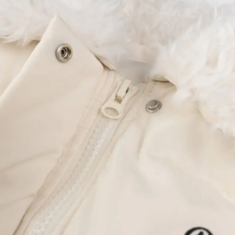 Basics Plain Blended Synthetic Fabrics Quilted Jacket-6