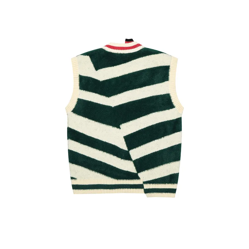 Retro Contrast Color Vest-5