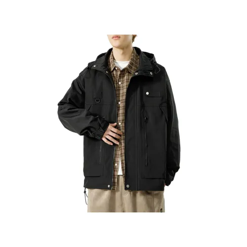 Fashionable Loose Retro High Street Workwear Jacket