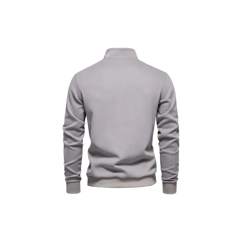 Casual Plain Sweatshirt-3