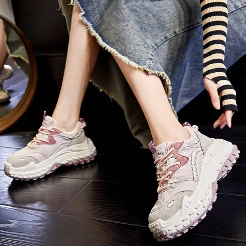 Casual Simple Chunky Sneakers-5