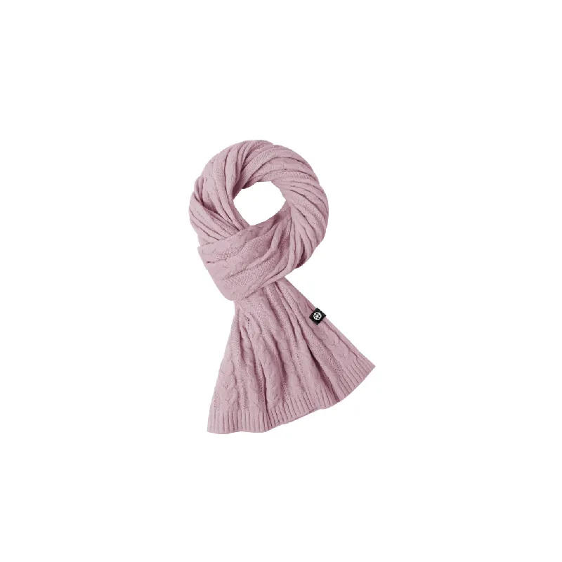 Retro Plain Knit Scarf-11