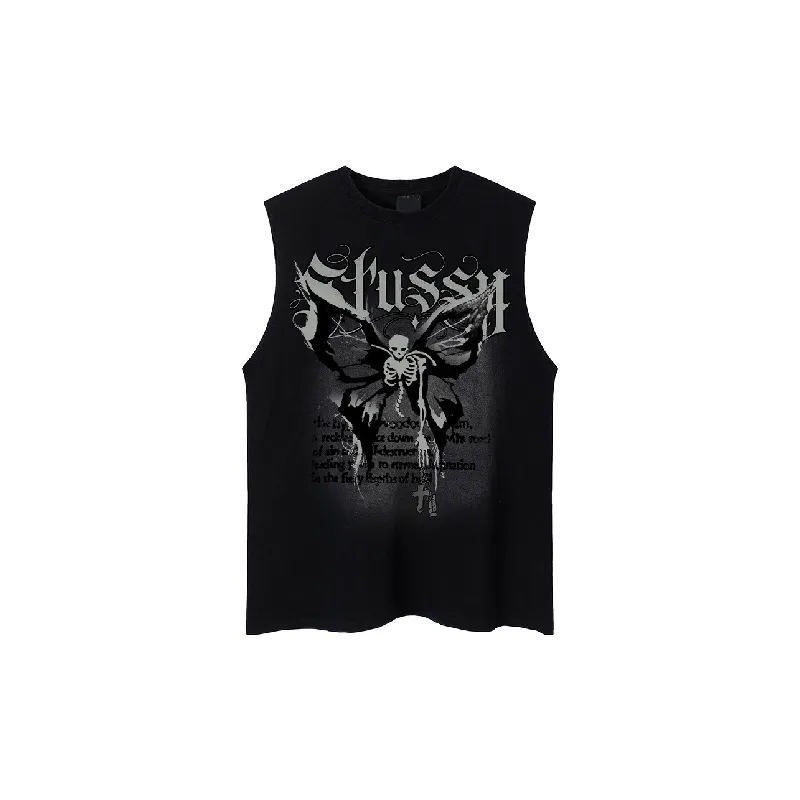 Street Loose 100% Cotton Vest-3