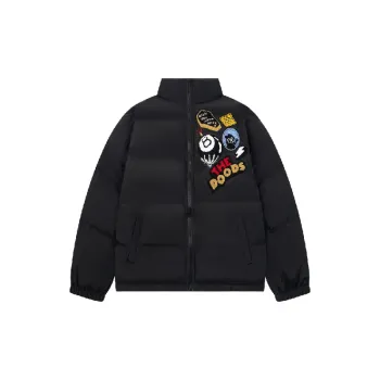 Retro Embroidered Loose Polyester Quilted Jacket